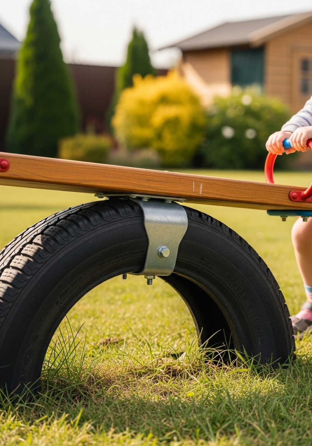 Tire Seesaw Rocker For Two