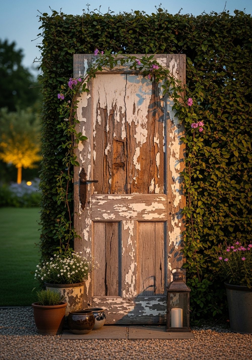 Use Discarded Doors Or Gates As Focal Points