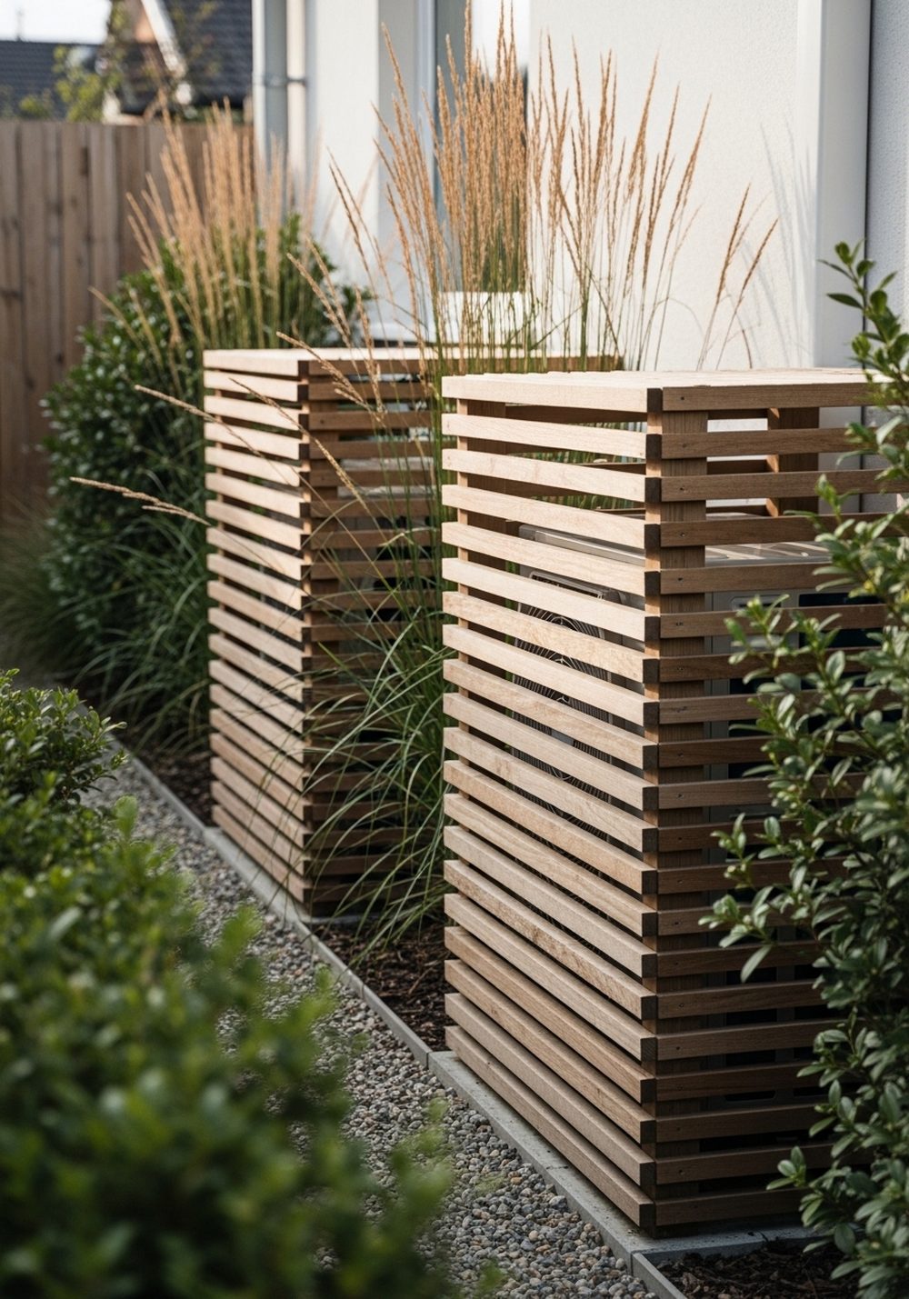 Utility Area Hideaway With Screens
