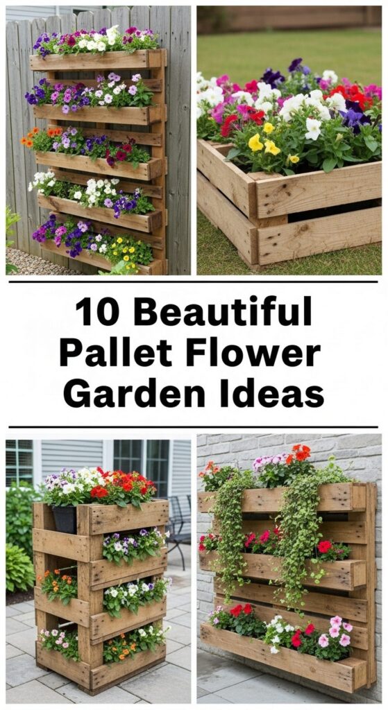 Beautiful Pallet Flower Garden Ideas