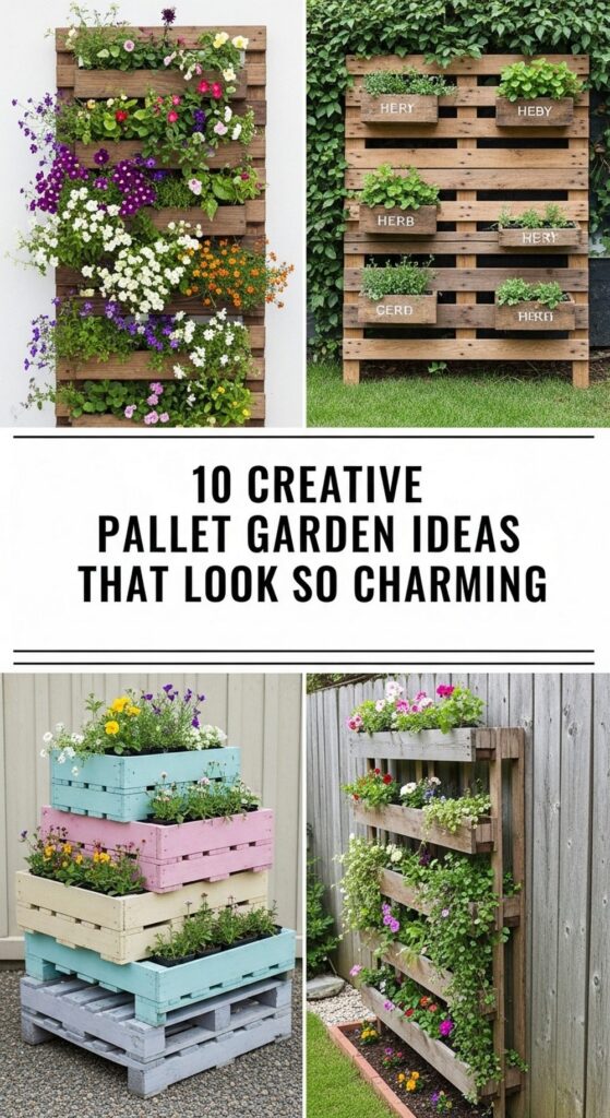 Creative Pallet Garden Ideas That Look So Charming