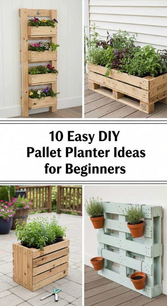 Easy DIY Pallet Planter Ideas for Beginners