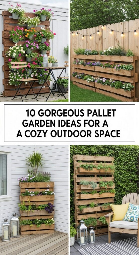 Gorgeous Pallet Garden Ideas for a Cozy Outdoor Space