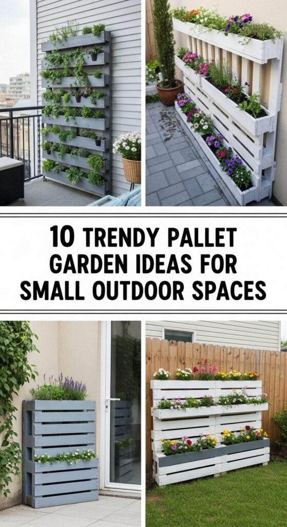 Trendy Pallet Garden Ideas for Small Outdoor Spaces