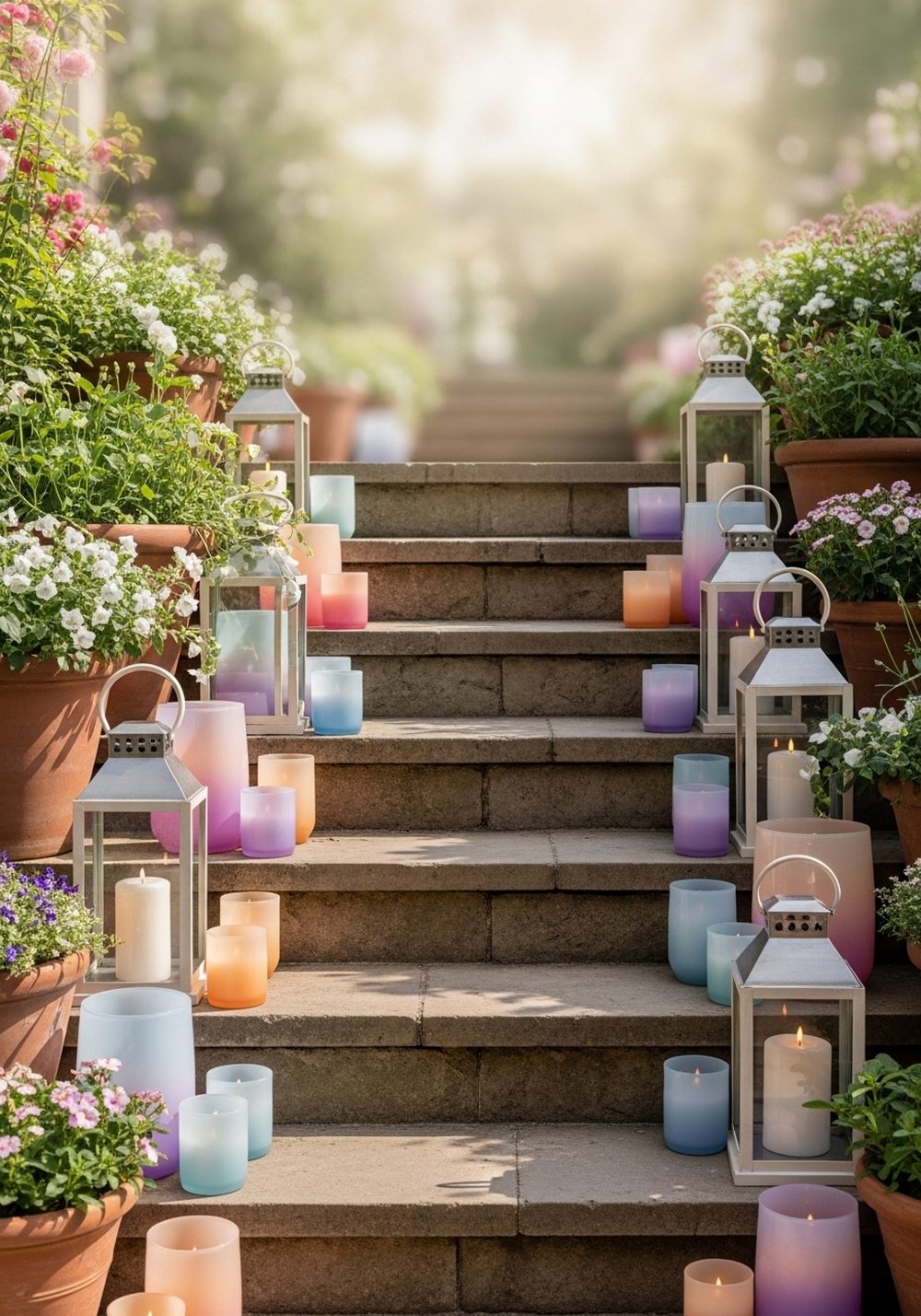 Aura Candle & Lantern Steps