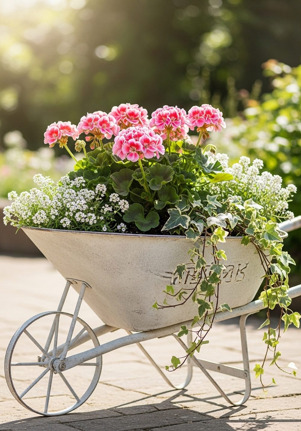 Classic Cottage Wheelbarrow Planter