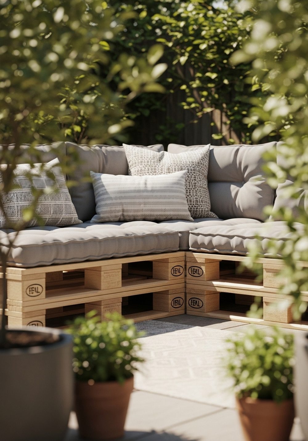 Cozy Pallet Sofa Corner