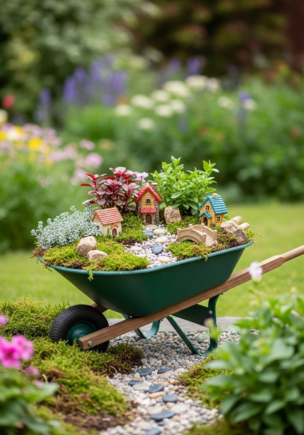 Fairy Garden Wheelbarrow For Kids
