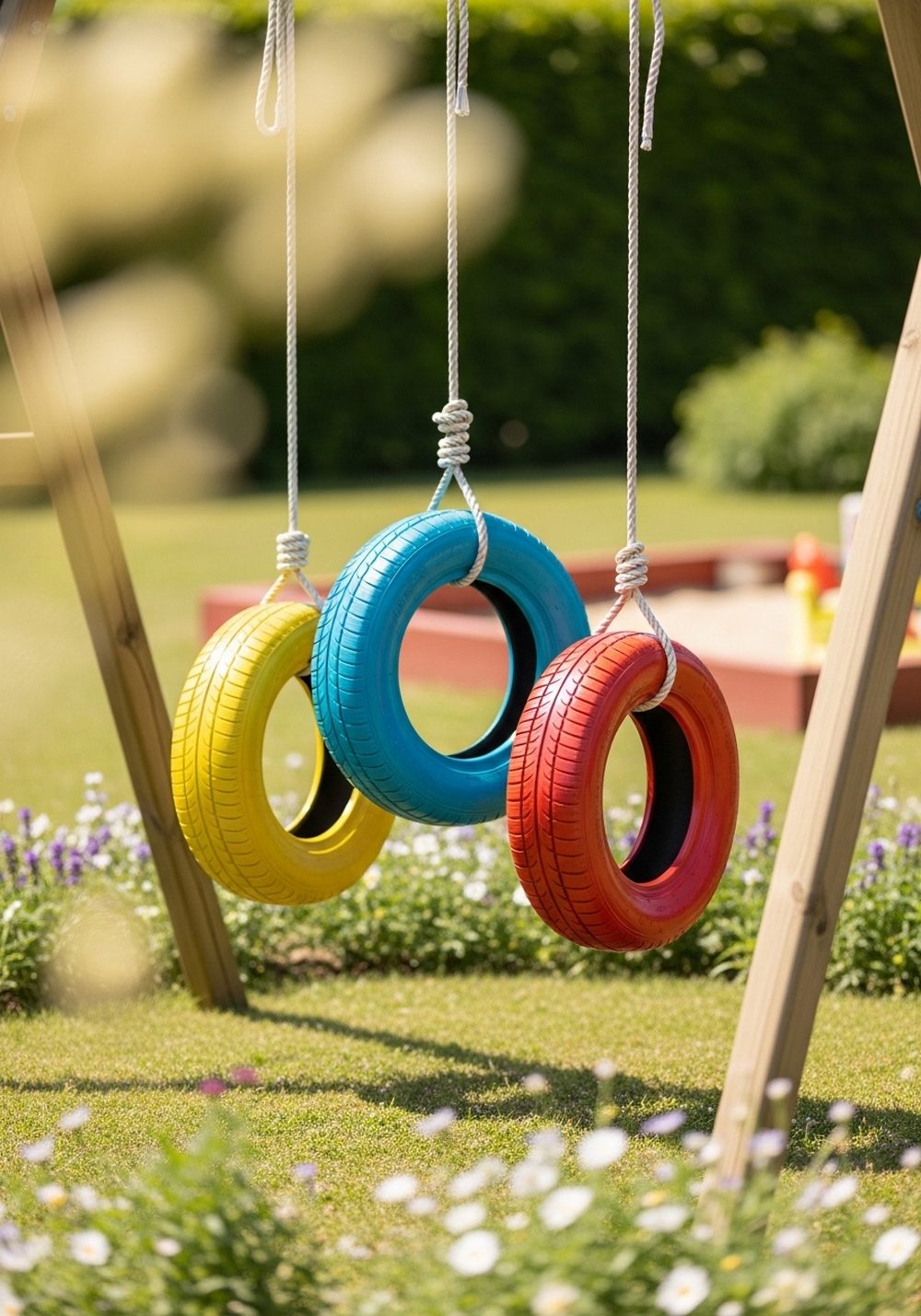 Kids’ Mini Tire Swing Cluster