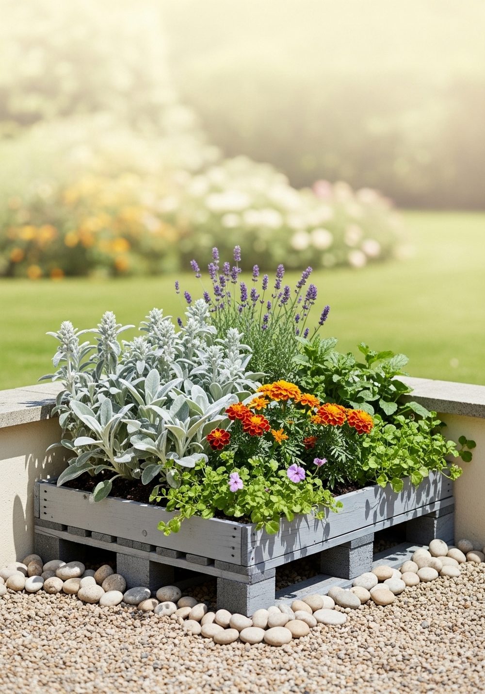 Kids’ Sensory Pallet Garden Corner