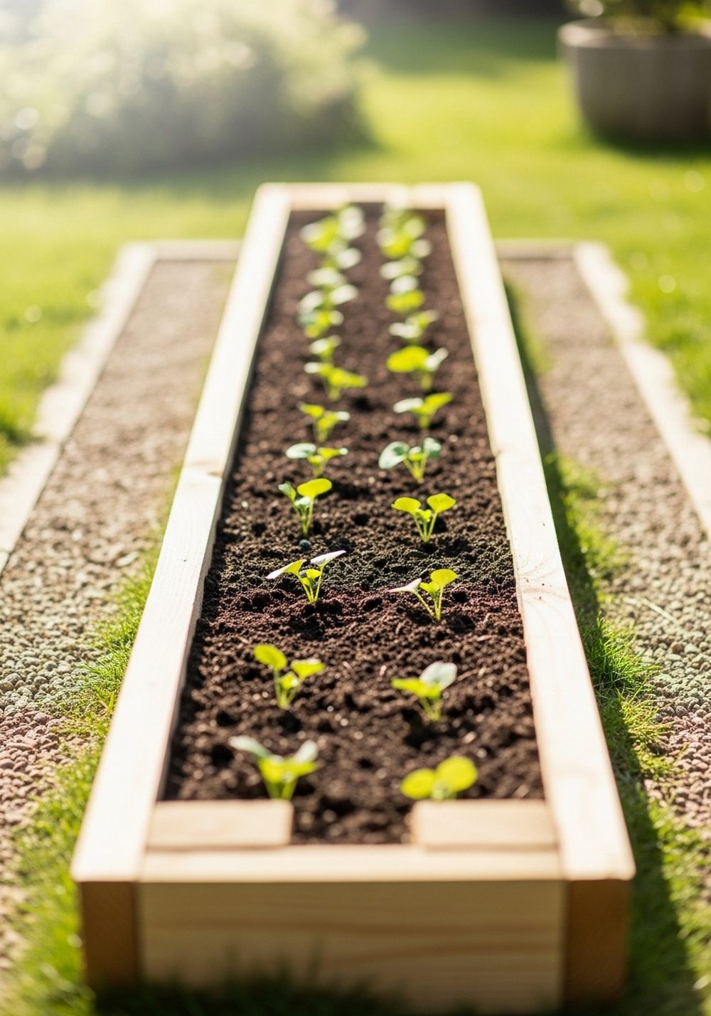 Narrow Pallet Veggie Grow Bar
