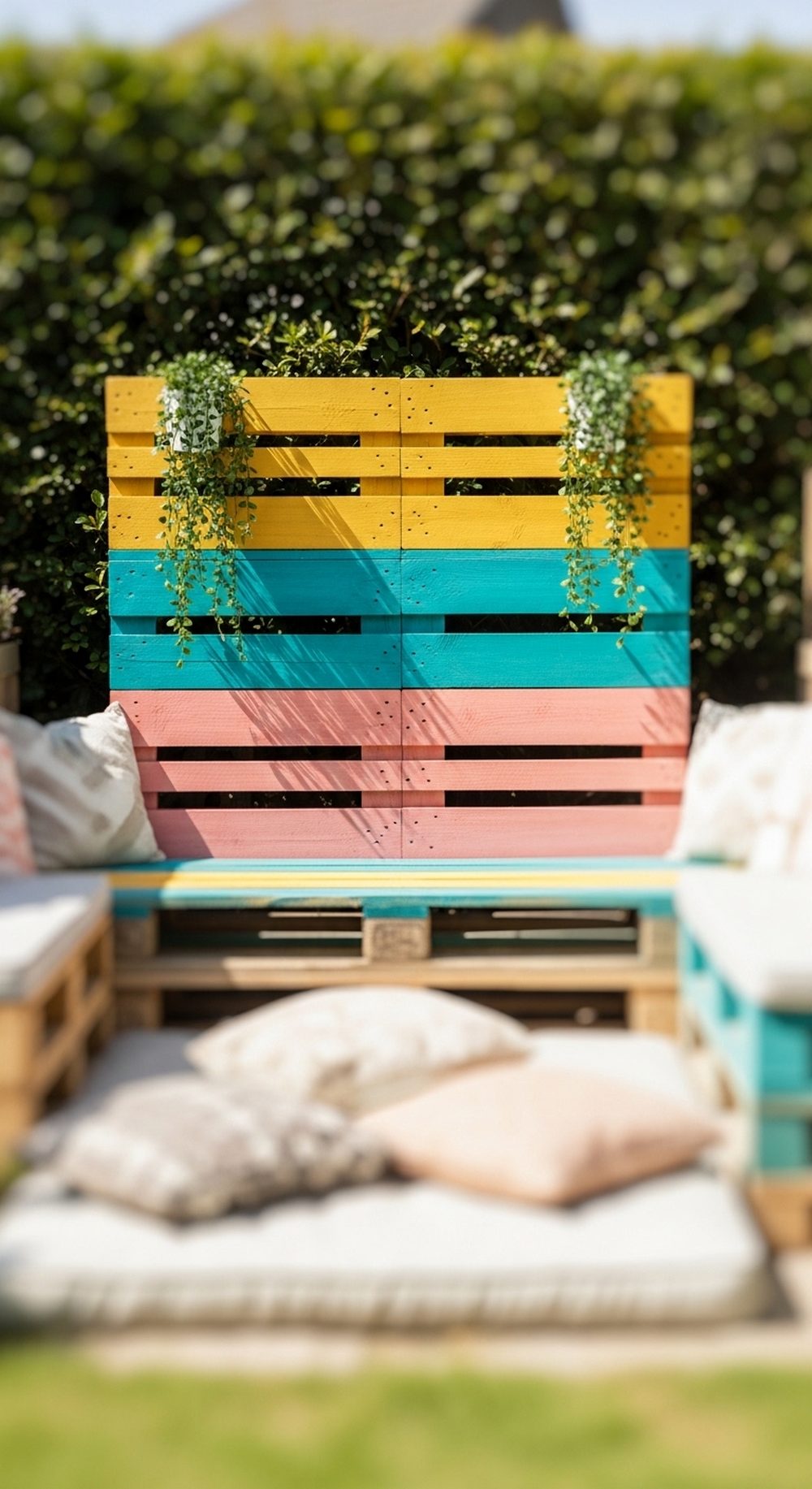 Painted Pallet Lounge Backdrop