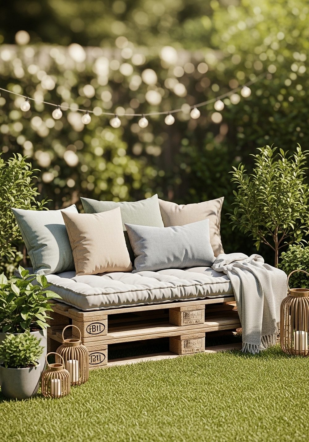 Pallet Lounge Daybed Corner