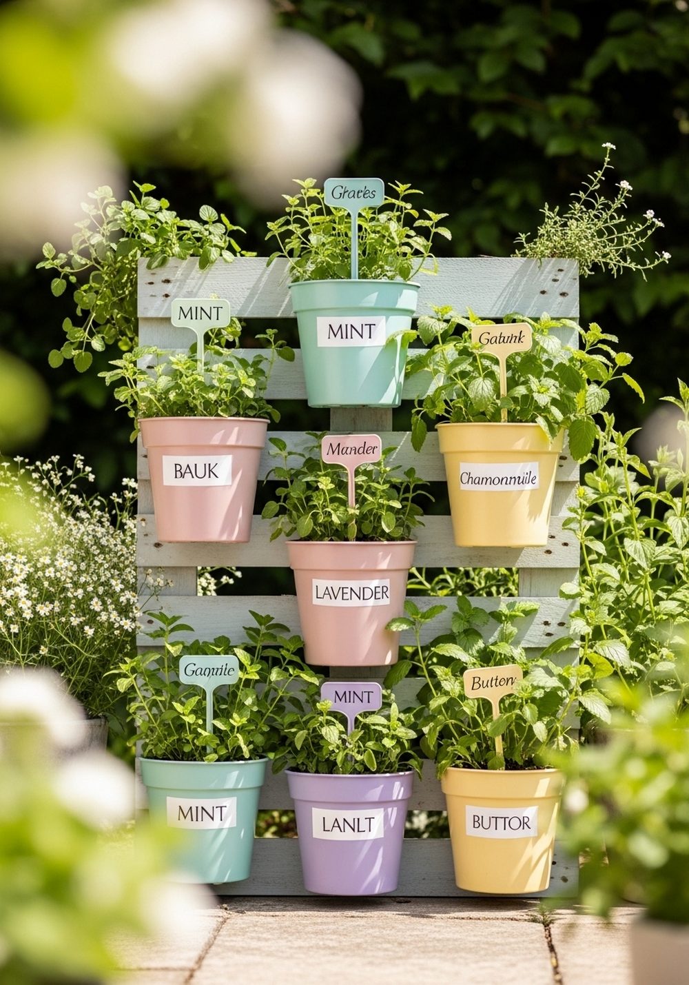 Pastel Pallet Herb & Tea Garden