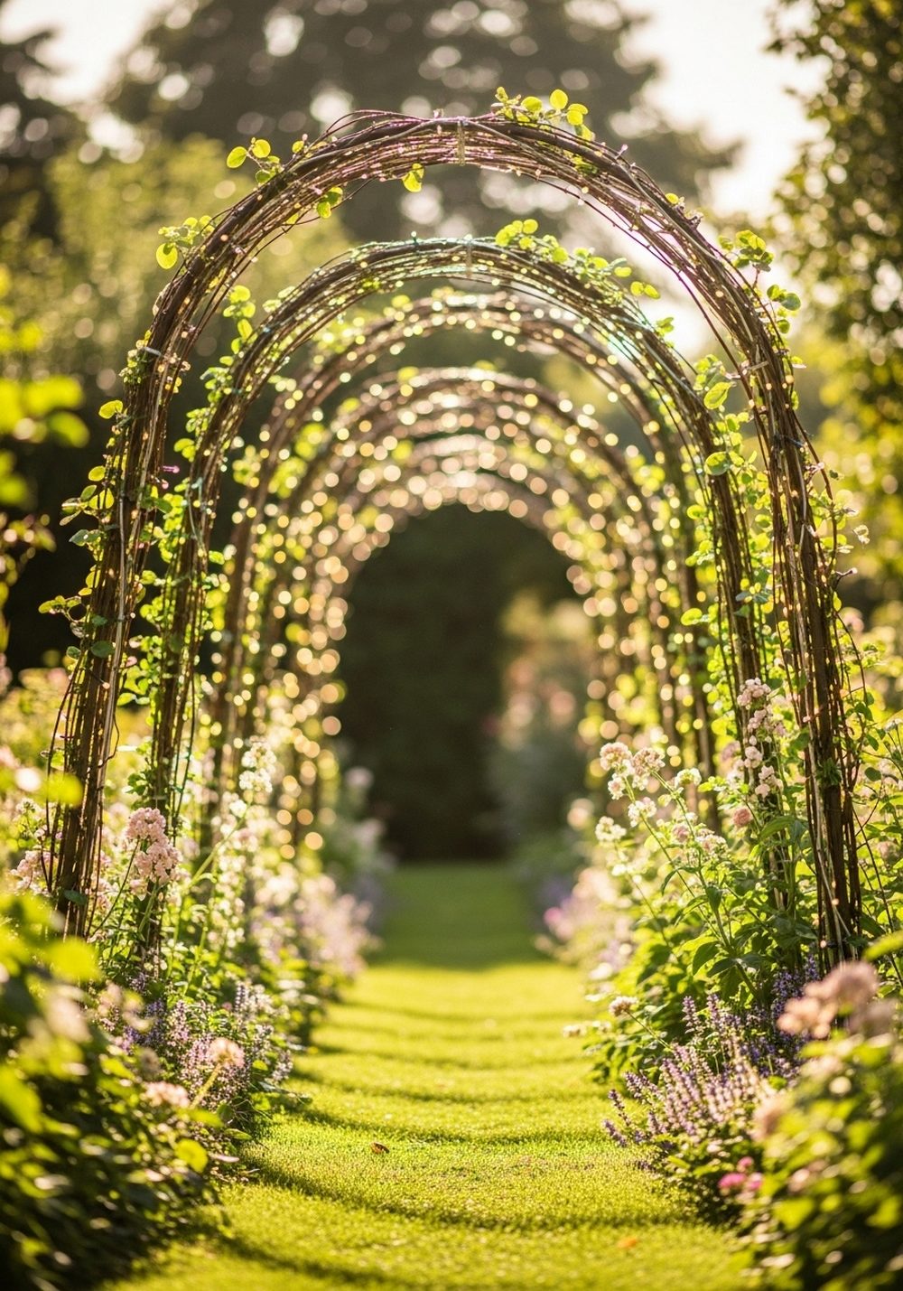 Soft Glow Fairy Light Tunnels