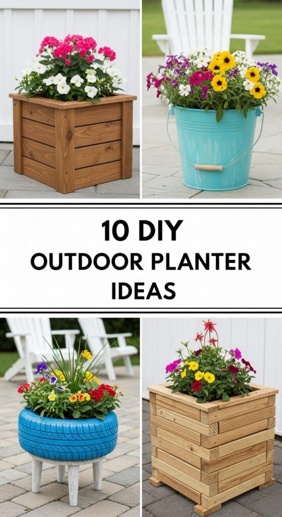 DIY Outdoor Planter Ideas