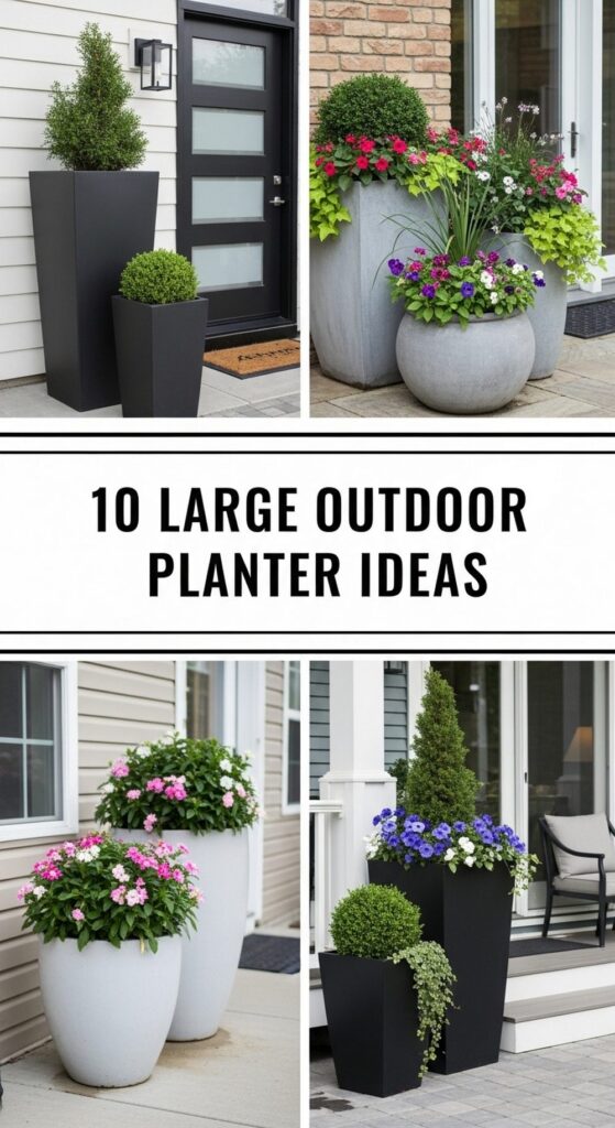 Large Outdoor Planter Ideas