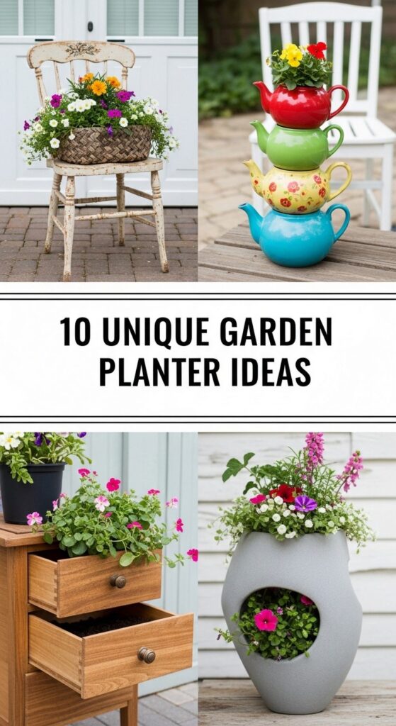 Unique Garden Planter Ideas