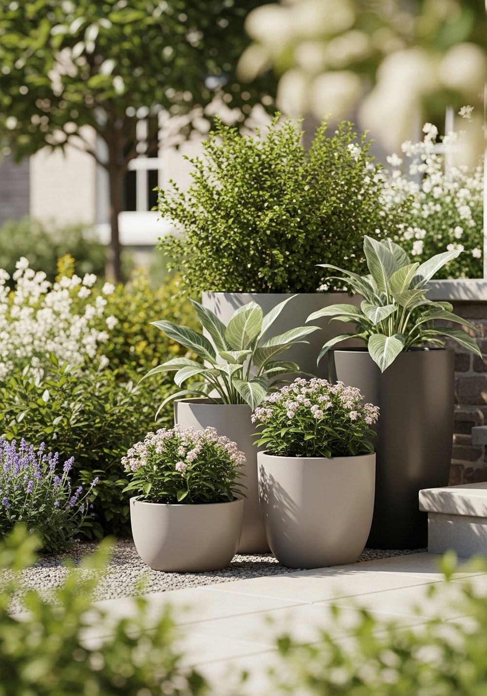 Matching Modern Pot Cluster