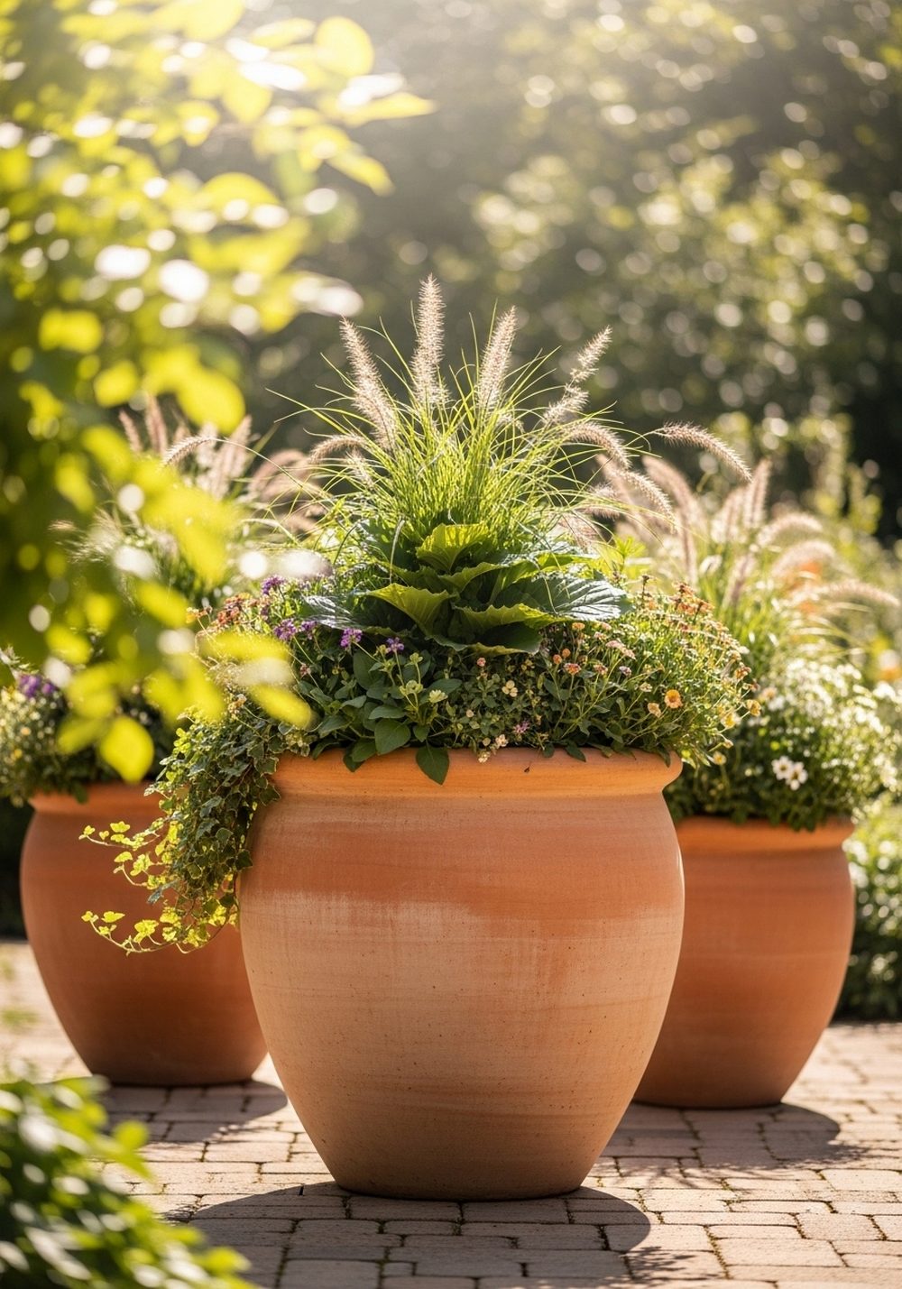 Oversized Terracotta Statement Planters