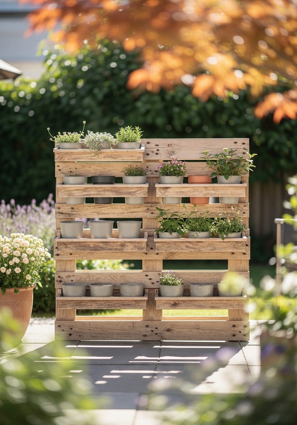 Pallet Planter Stand