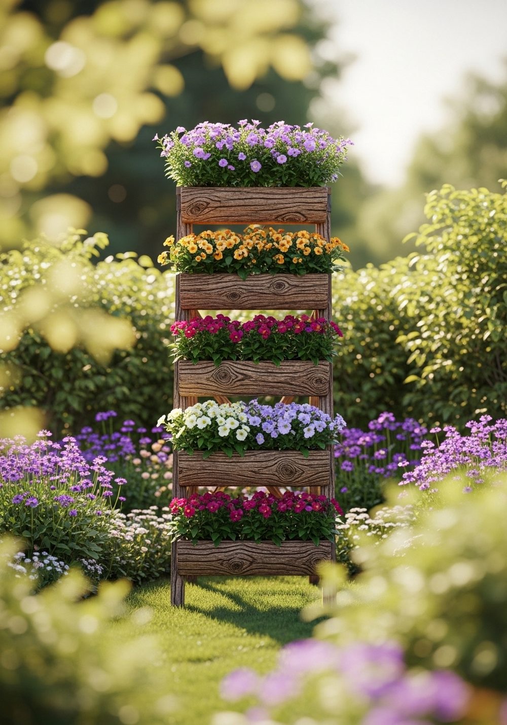 Vertical Ladder Flower Planter