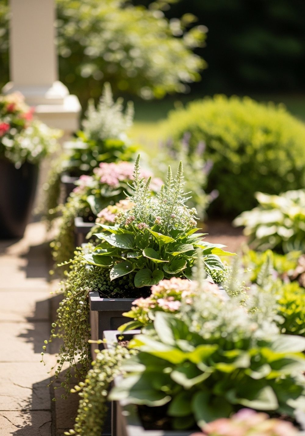 Window Box Style Ground Planters