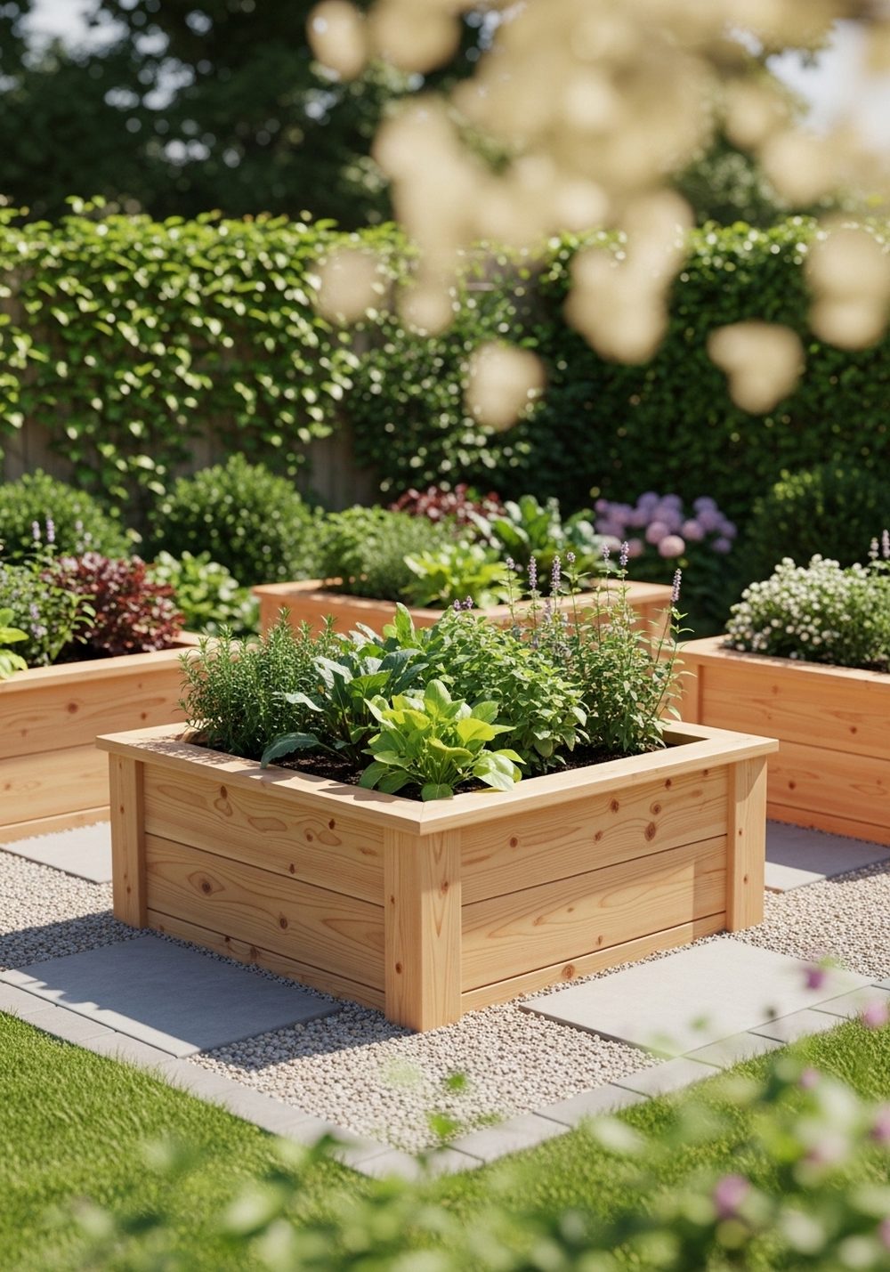 Wooden Raised Planter Boxes